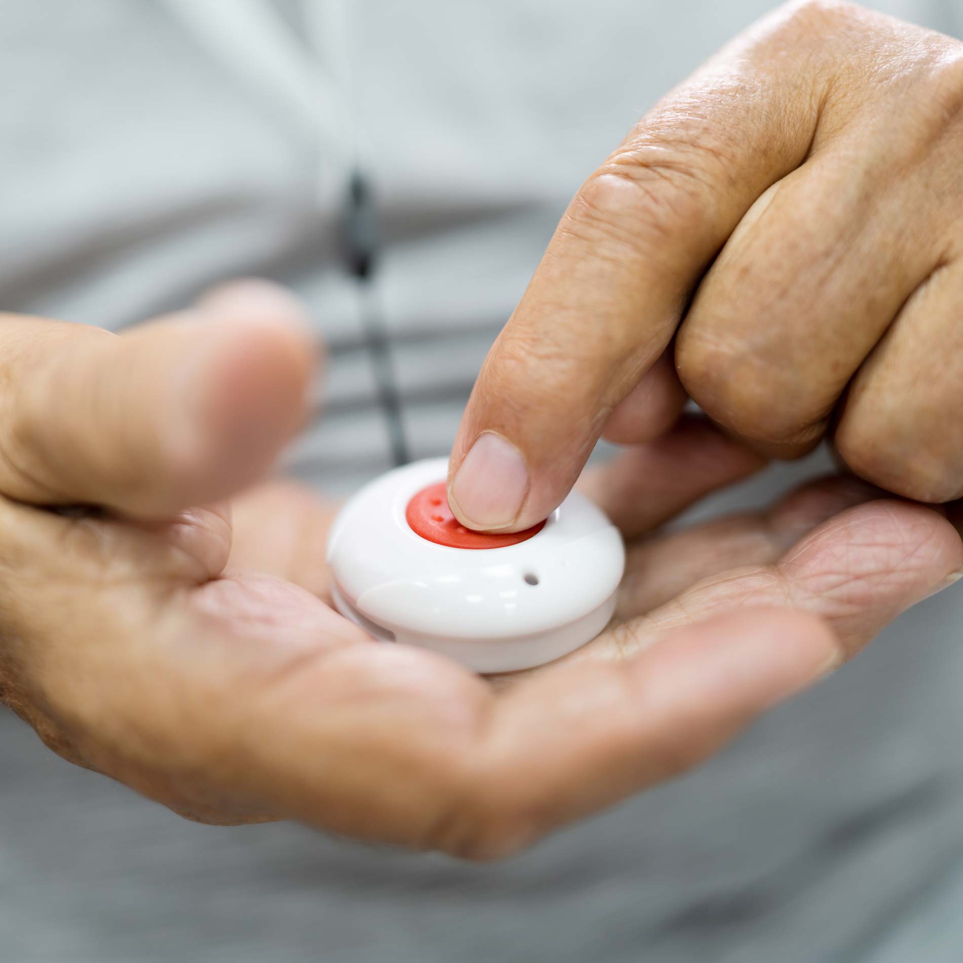 An emergency call button available to Magnolia Heights residents