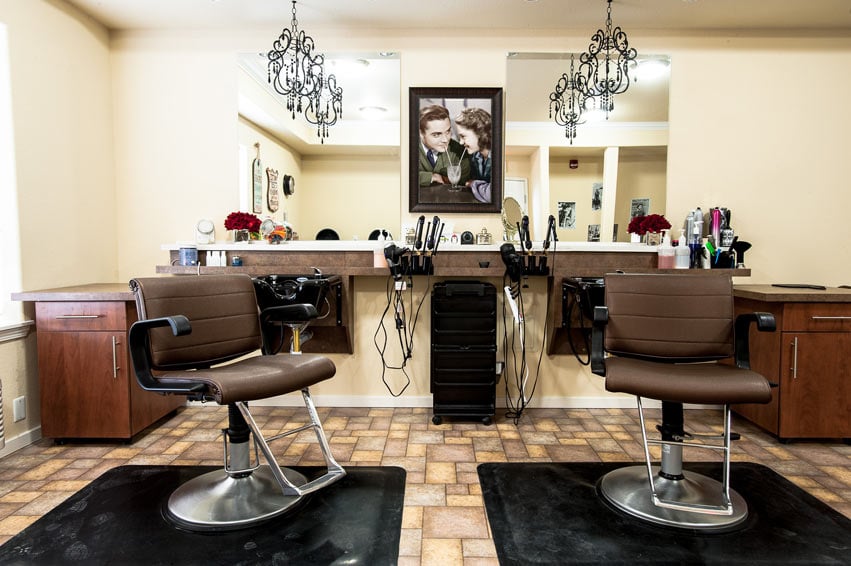 The beauty salon at Magnolia Heights
