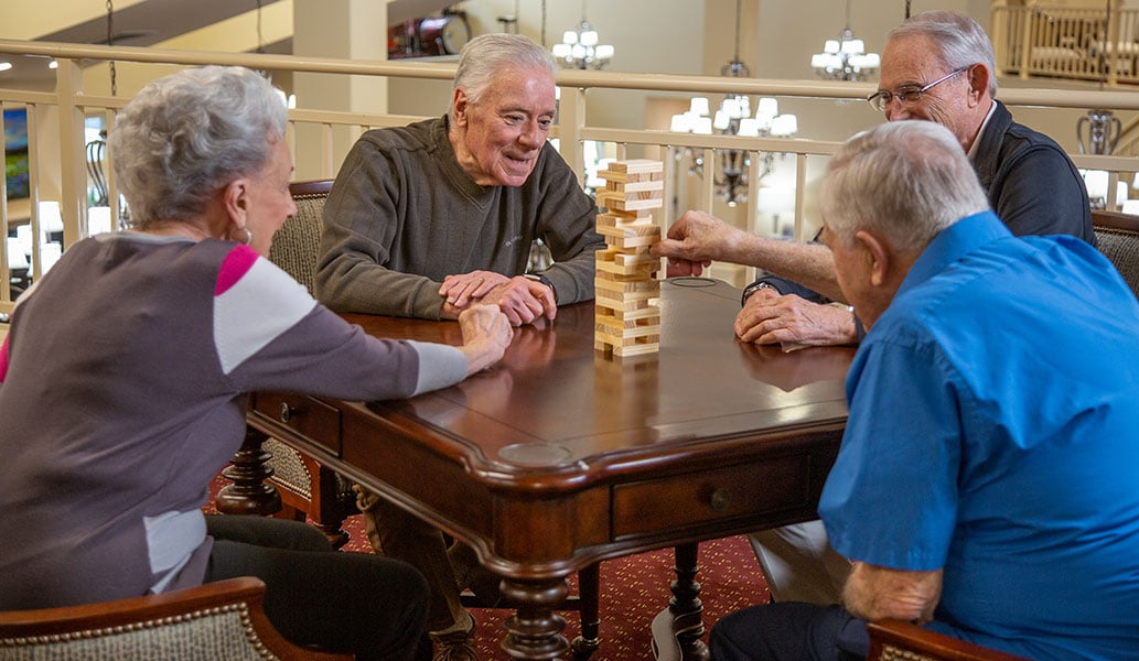 Residents enjoying activities and events at Magnolia Heights