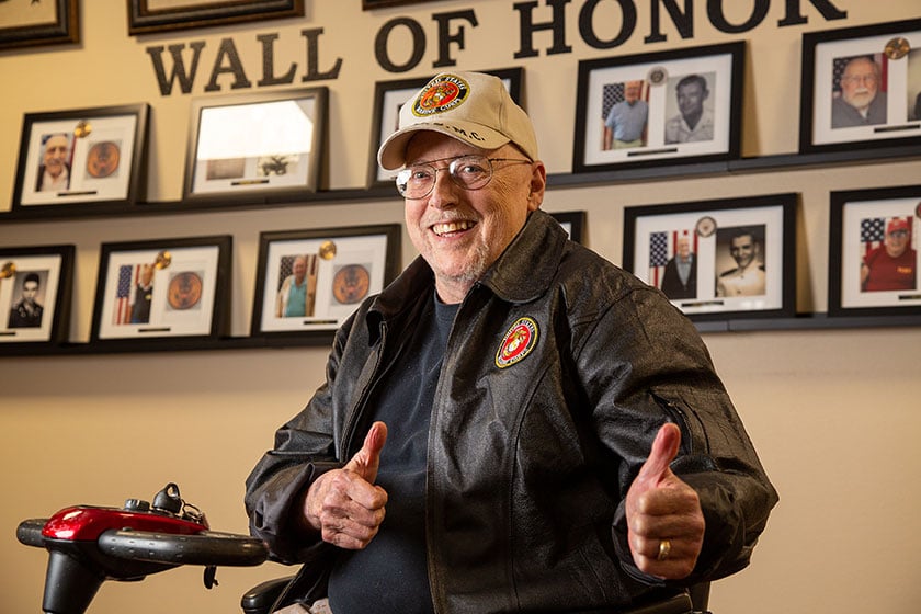 The Wall of Honor at Magnolia Heights